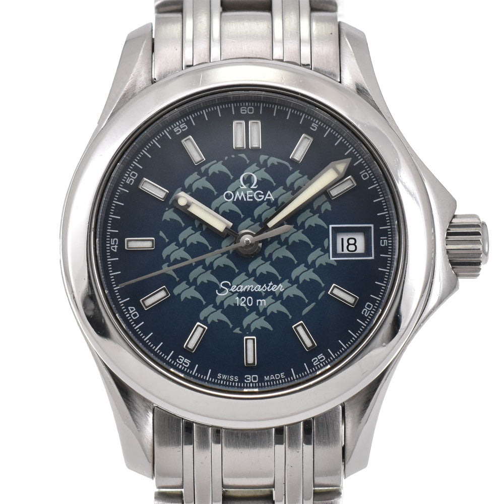 OMEGA Seamaster 120M 2588.80 Jack Mayol Navy Dial Quartz Ladies