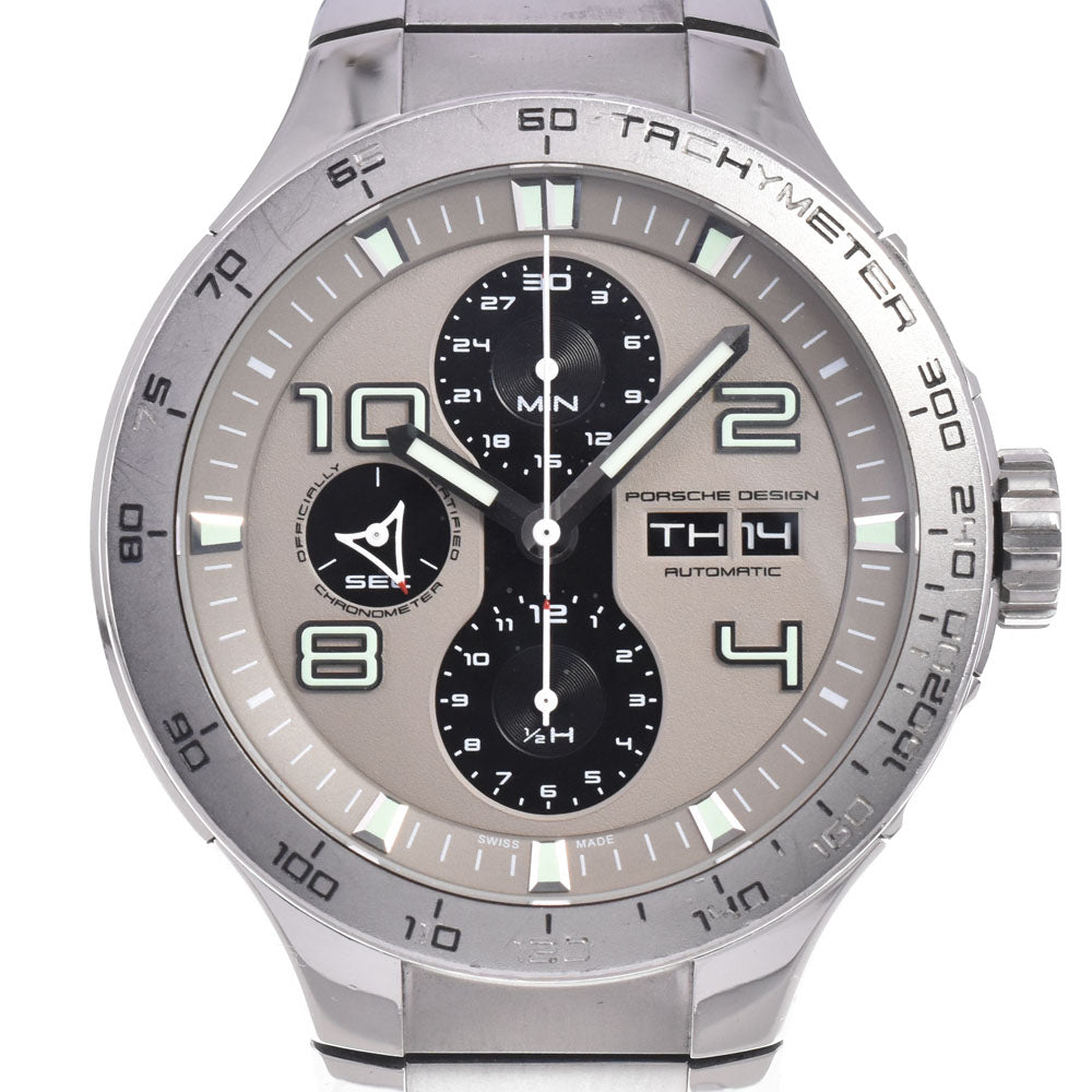 Porsche Design P6340 Flat Six 6340 Chronograph day date gray Dial