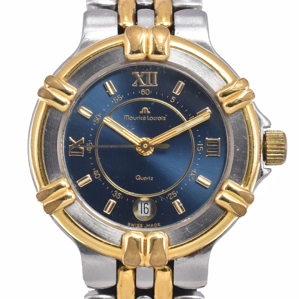 MAURICE LACROIX Calypso 42731 Date blue Dial Quartz Ladies Watch J