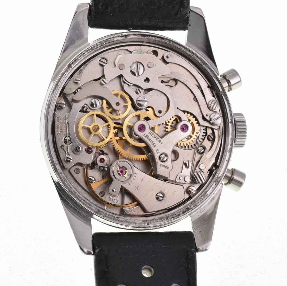 Heuer Carrera Chronograph 7753 vintage Silver Dial Hand Winding Men's
 Watch Z#125805