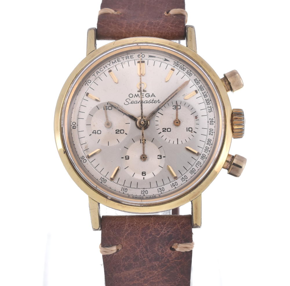 OMEGA Seamaster 105.005 Vintage 1967 Chronograph Cal.321 Silver Dial Hand Winding Men's
 Watch Z#126017