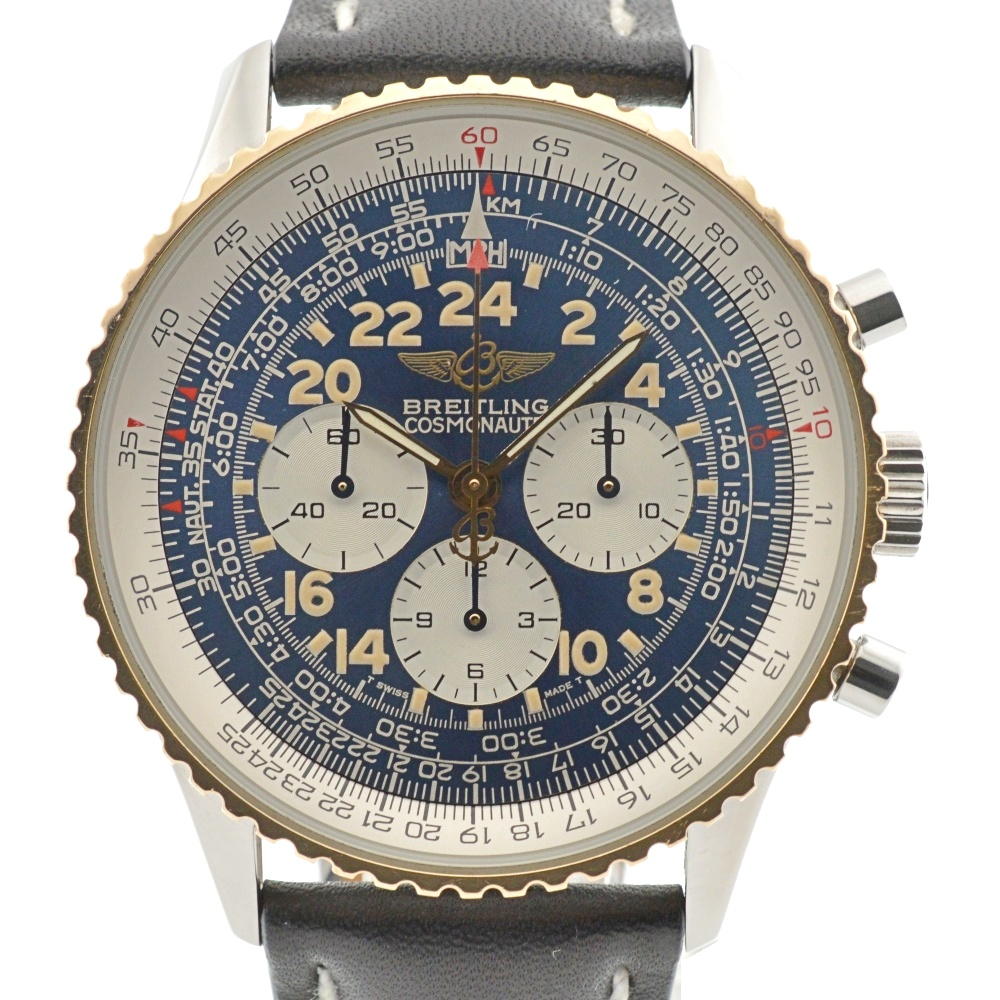 BREITLING Navitimer Cosmo Note D12022 Chronograph Blue / Silver Dial Hand Winding Men's
 Watch L#126543