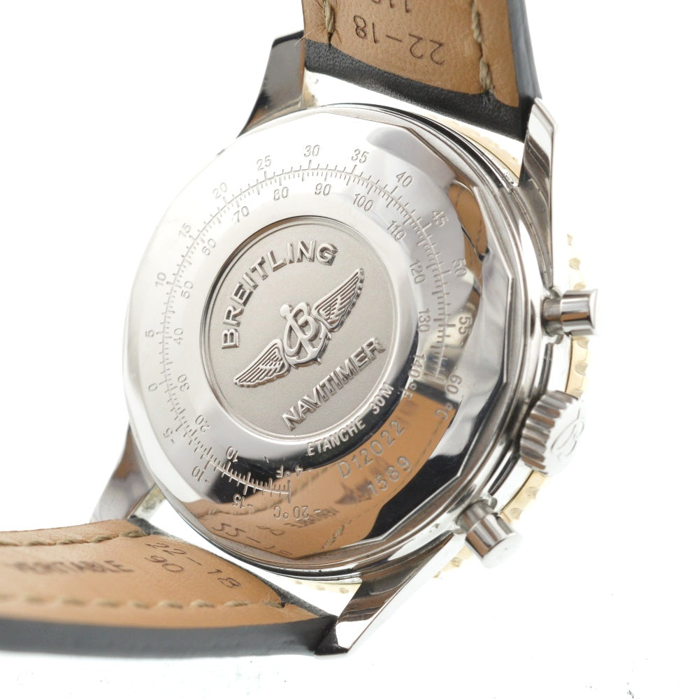 BREITLING Navitimer Cosmo Note D12022 Chronograph Blue / Silver Dial Hand Winding Men's
 Watch L#126543