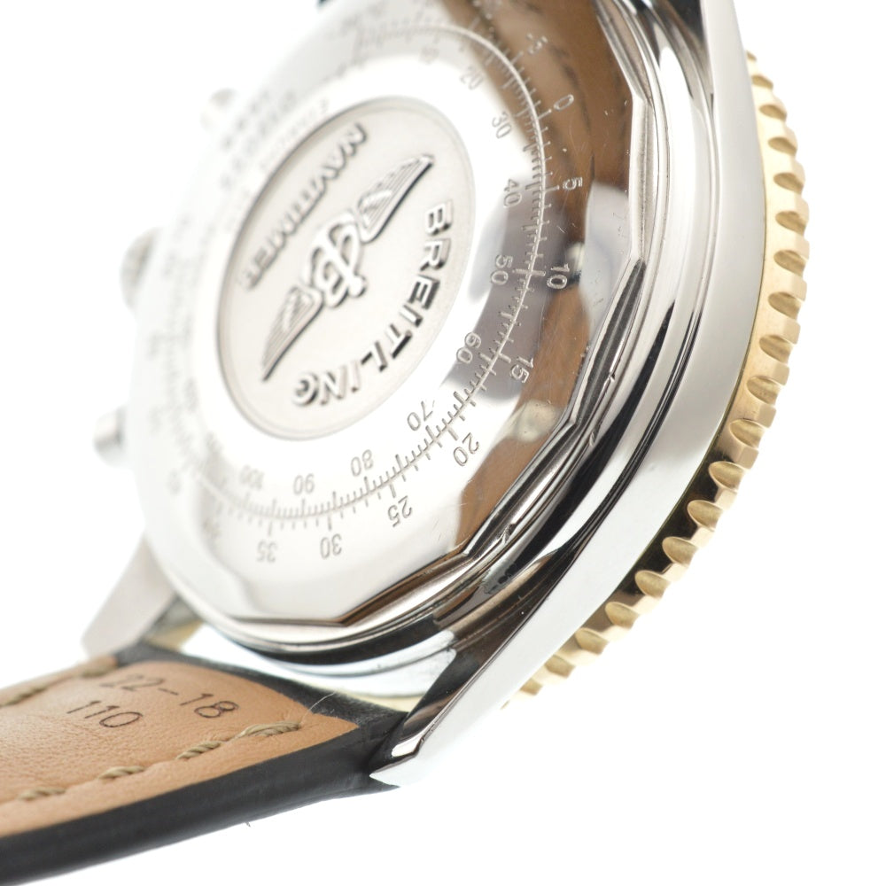 BREITLING Navitimer Cosmo Note D12022 Chronograph Blue / Silver Dial Hand Winding Men's
 Watch L#126543