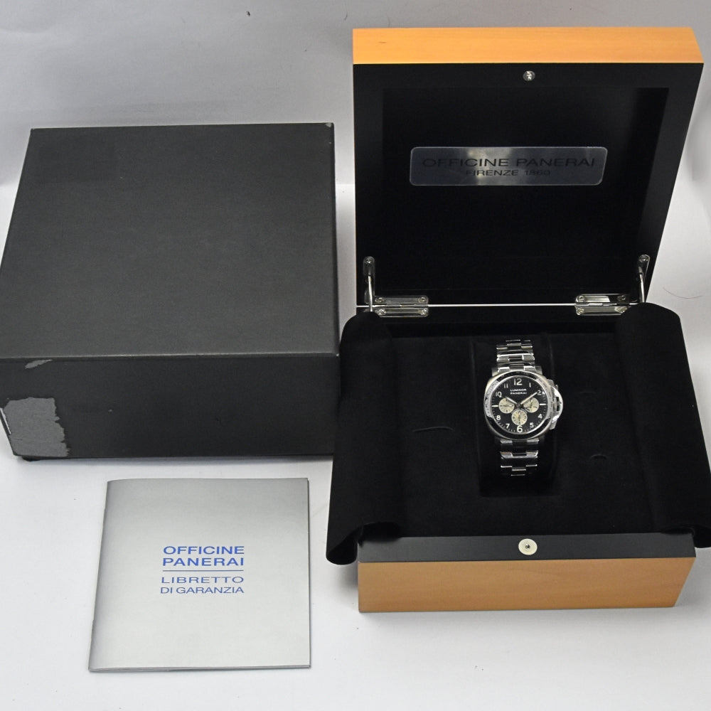 PANERAI Luminor PAM00052 Chronograph black Dial Automatic Men's
 Watch Z#141238