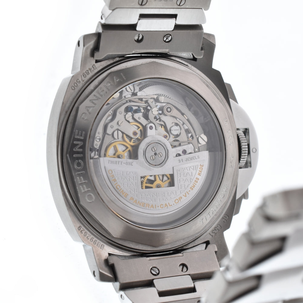 PANERAI Luminor PAM00052 Chronograph black Dial Automatic Men's
 Watch Z#141238