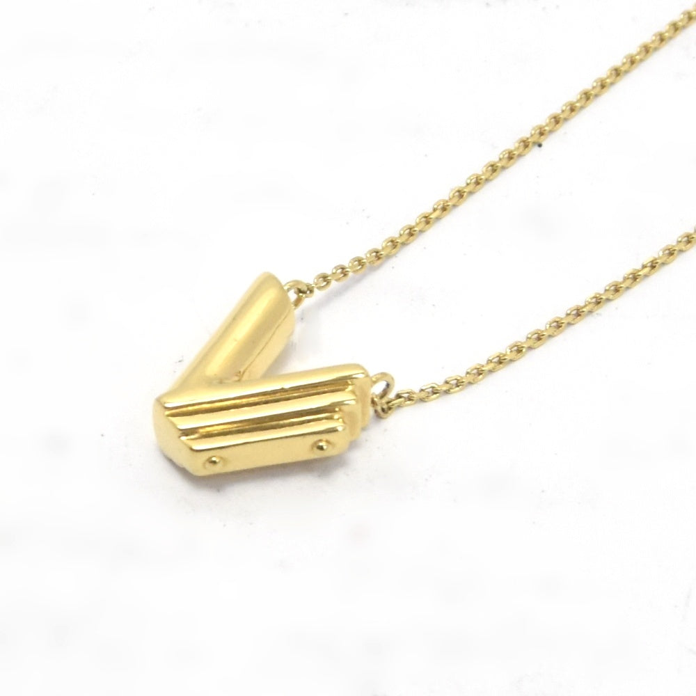 LOUIS VUITTON LV&ME V Necklace M61077 Gold plated Ladies
 jewelry S#133650