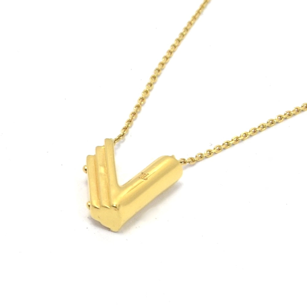 LOUIS VUITTON LV&ME V Necklace M61077 Gold plated Ladies
 jewelry S#133650