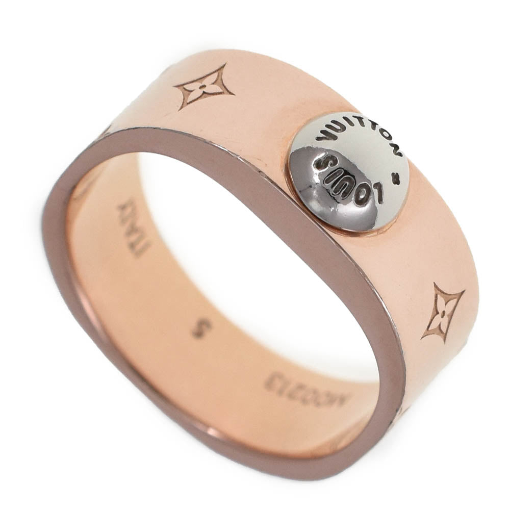 LOUIS VUITTON nanogram ring M00213 Size 50/JP10 Metal Ladies
 jewelry S#133654