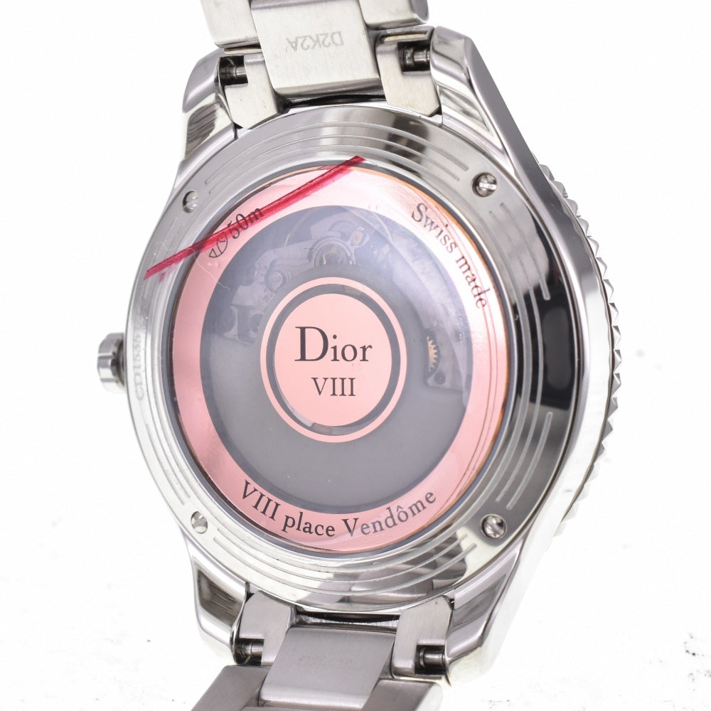 with paper Dior VIII CD153512M001 diamond White shell Dial Automatic Ladies
 Watch N#143204