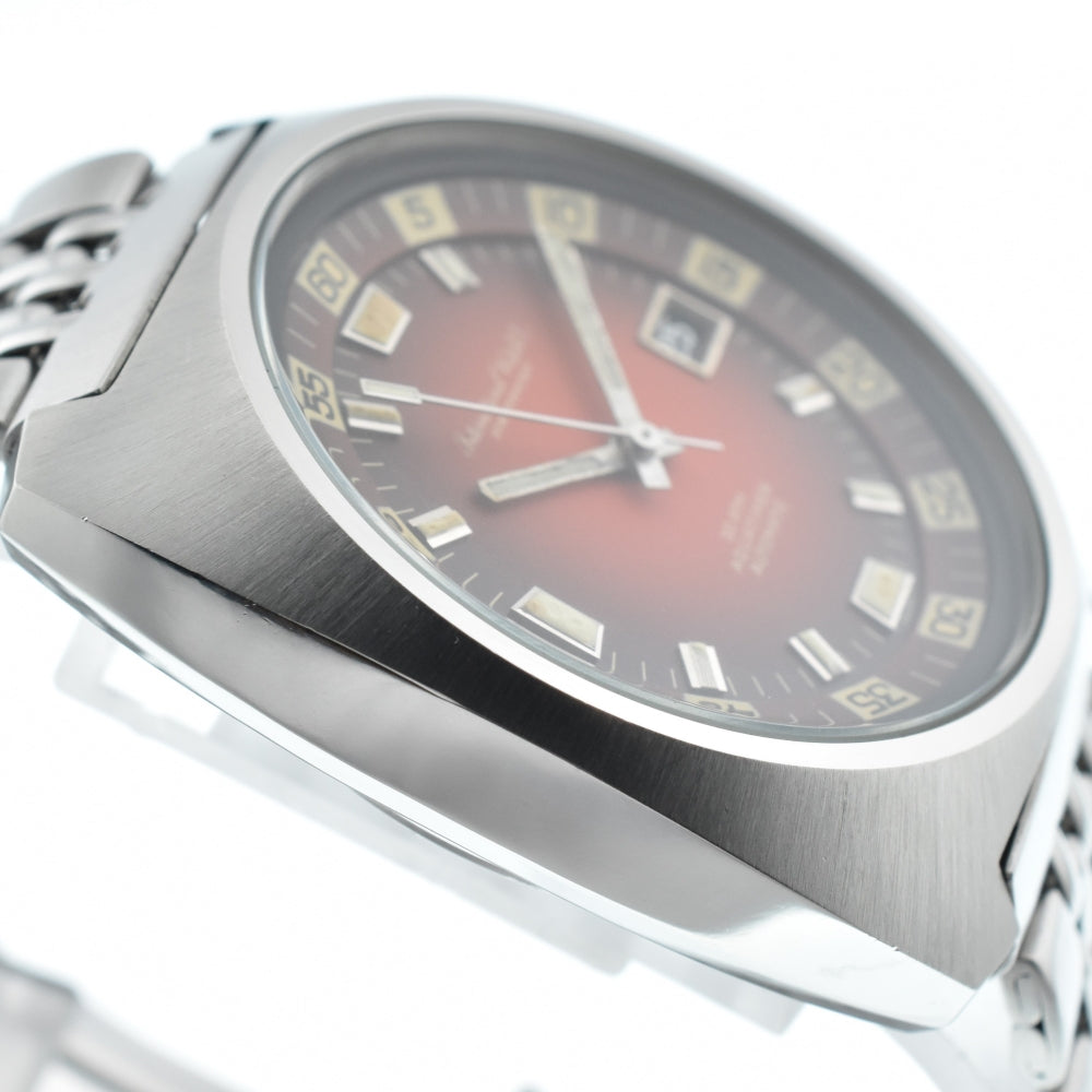 with paper IWC SCHAFFHAUSEN Aqua timer Ref.1816 vintage Date Cal.8541B Red Dial Automatic Men's
 Watch Z#134494