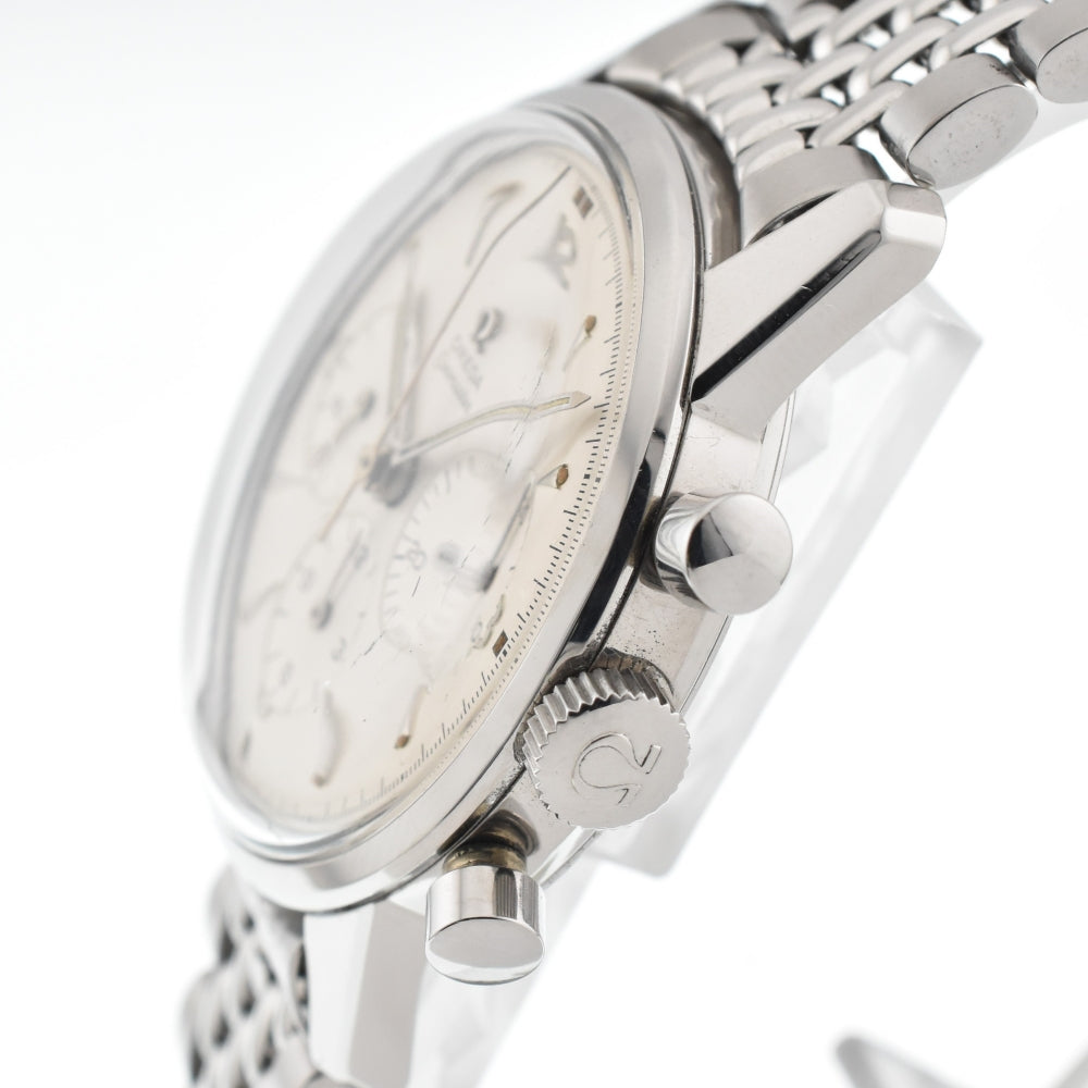 OMEGA Seamaster 105.004-64 vintage Chronograph Cal.321 Silver Dial Hand Winding Men's
 Watch Z#134564