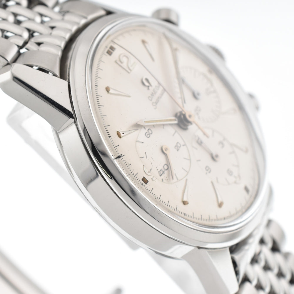 OMEGA Seamaster 105.004-64 vintage Chronograph Cal.321 Silver Dial Hand Winding Men's
 Watch Z#134564