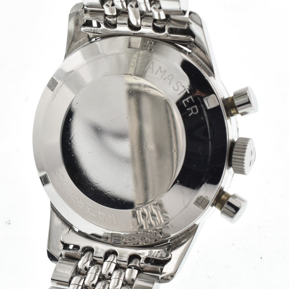 OMEGA Seamaster 105.004-64 vintage Chronograph Cal.321 Silver Dial Hand Winding Men's
 Watch Z#134564