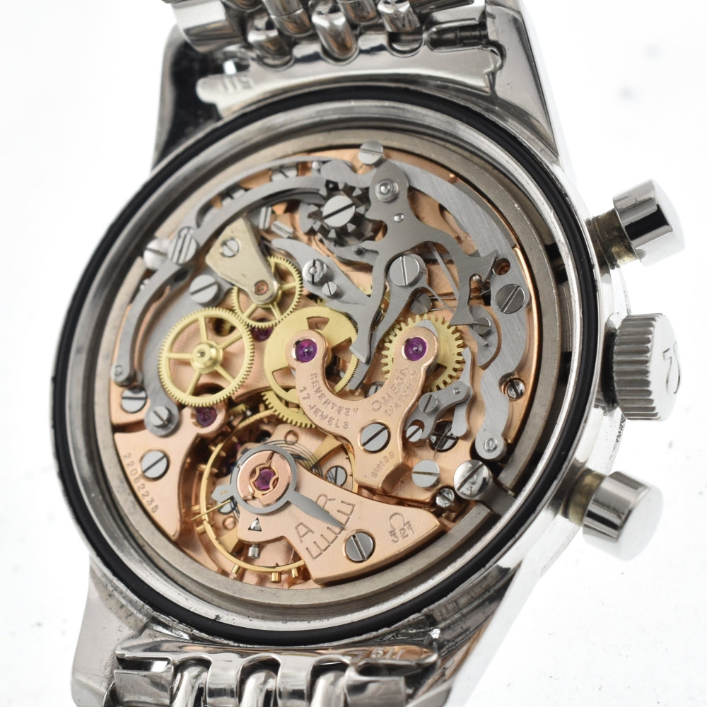 OMEGA Seamaster 105.004-64 vintage Chronograph Cal.321 Silver Dial Hand Winding Men's
 Watch Z#134564