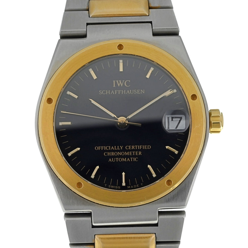 IWC SCHAFFHAUSEN IW3521 YG bezel black Dial Automatic Men's
 Watch Z#134567