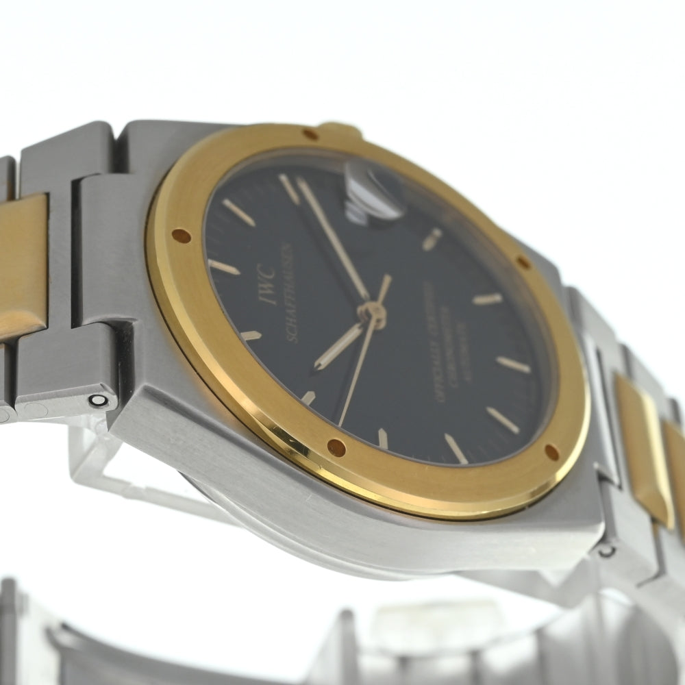 IWC SCHAFFHAUSEN IW3521 YG bezel black Dial Automatic Men's
 Watch Z#134567