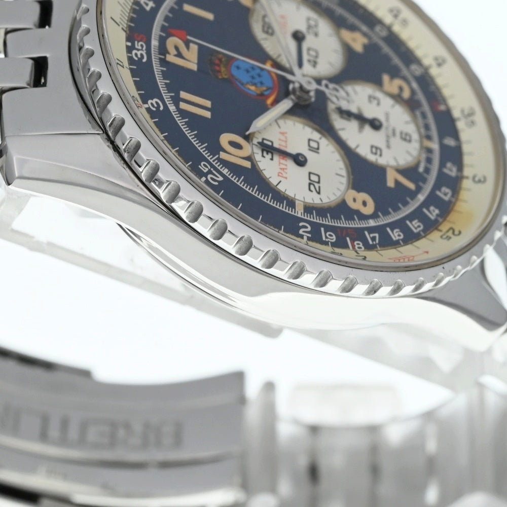 BREITLING Navitimer 92 A30022 Patrura Aguilar Limited to 1000 pieces blue Dial Automatic Men's
 Watch Z#134688