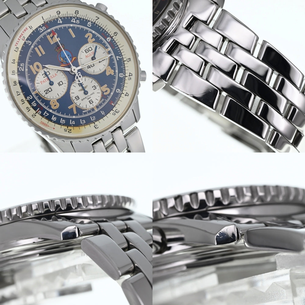 BREITLING Navitimer 92 A30022 Patrura Aguilar Limited to 1000 pieces blue Dial Automatic Men's
 Watch Z#134688