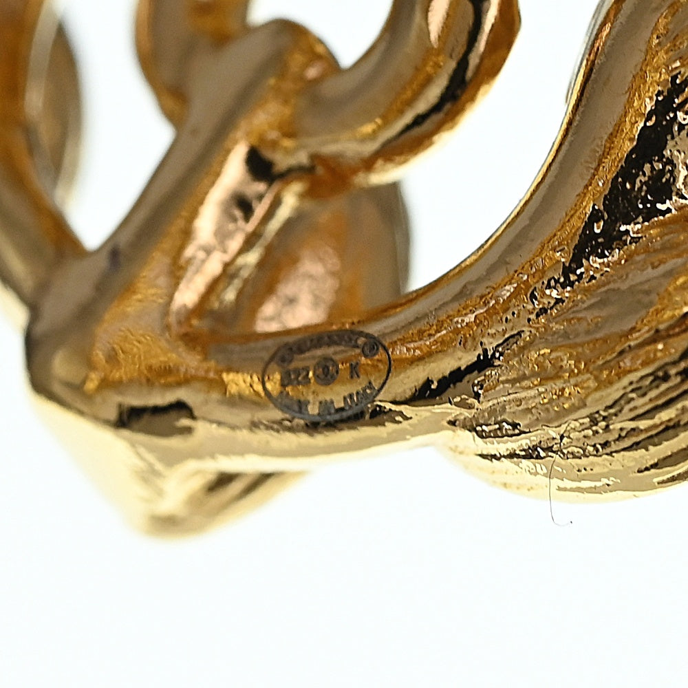 CHANEL Earrings Gold Plated Color Stone Ladies
 jewelry S#134813