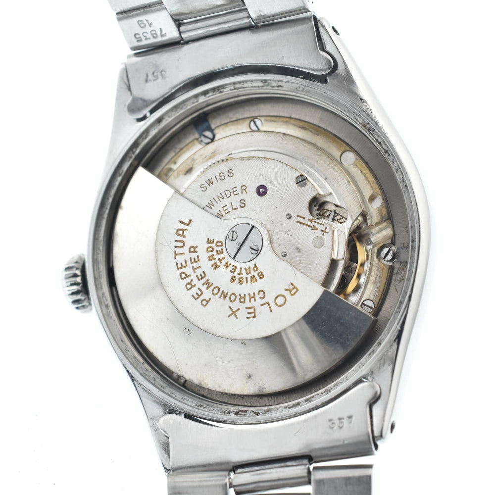ROLEX Oyster perpetual 6106 vintage Silver Dial Automatic Men's
 Watch □#135305