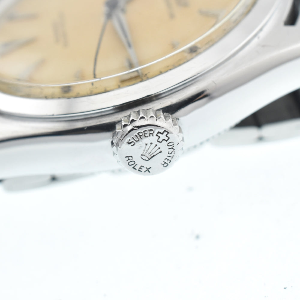 ROLEX Oyster perpetual 6106 vintage Silver Dial Automatic Men's
 Watch □#135305