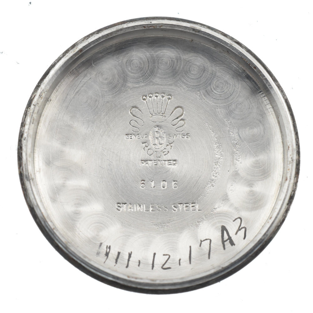 ROLEX Oyster perpetual 6106 vintage Silver Dial Automatic Men's
 Watch □#135305