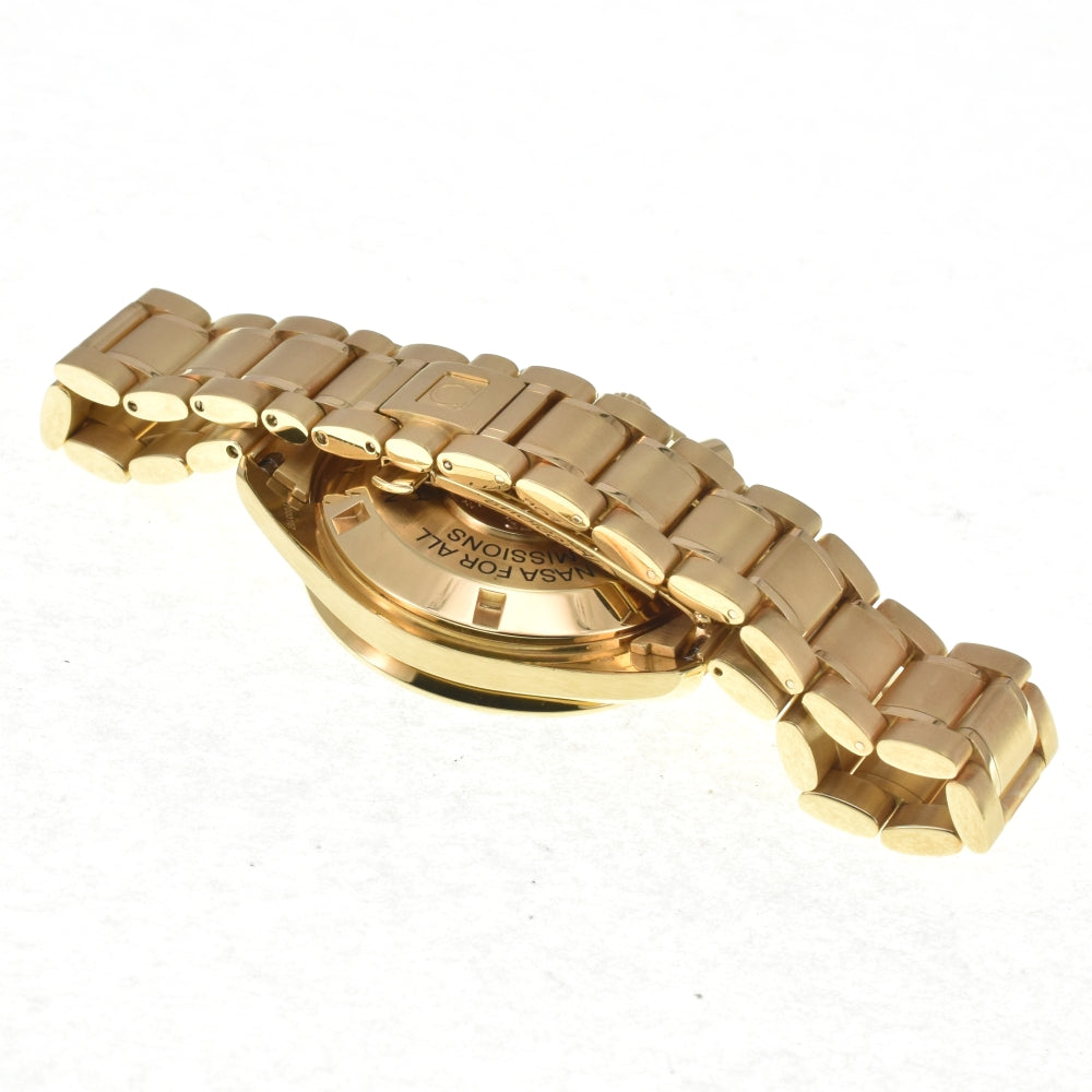 with paper OMEGA Speedmaster Moonwatch 3195.5 K18YG black Dial Hand Winding Men's
 Watch Z#135308