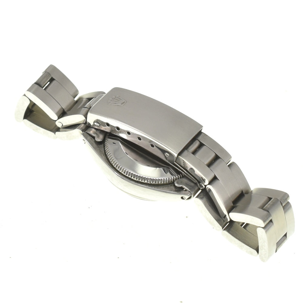 ROLEX Oyster perpetual 6623 Finely Engine Turned Bezel Cal.1130 Silver Dial Automatic Ladies
 Watch □#135661