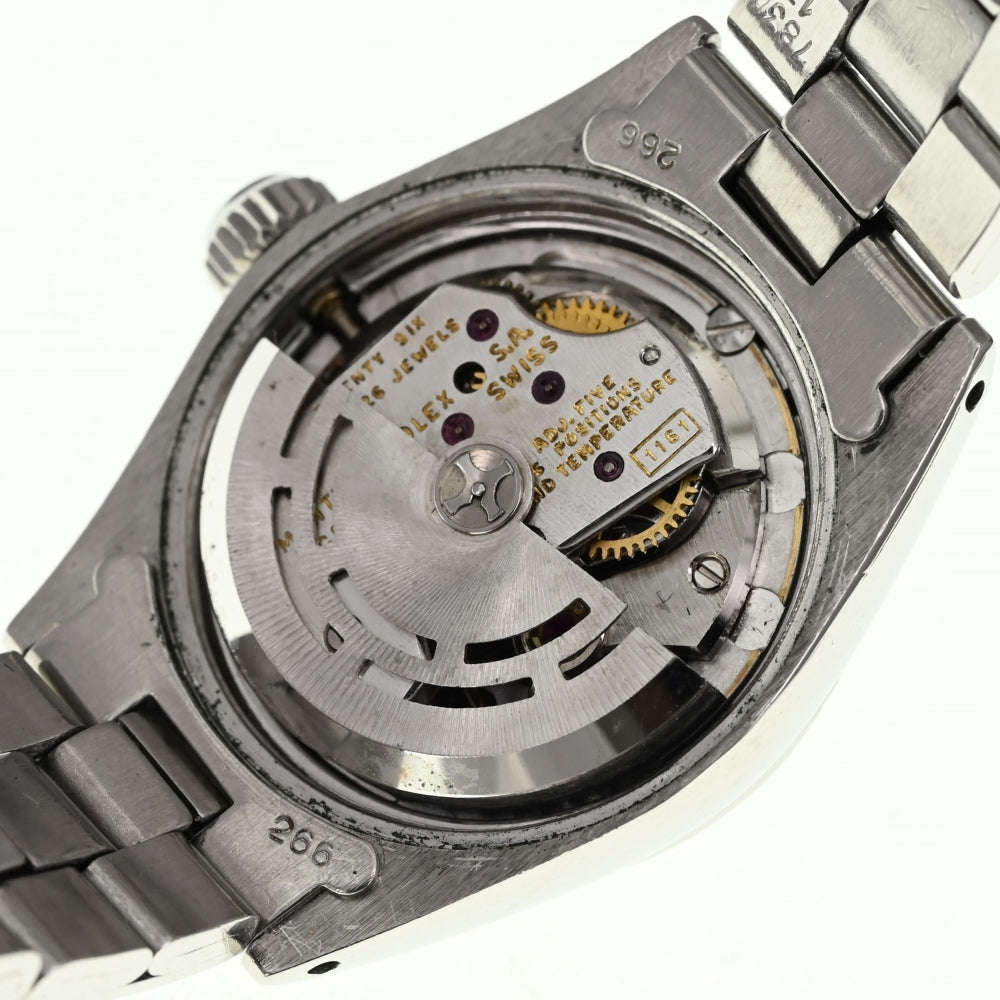 ROLEX Oyster perpetual 6618 vintage Cal.1161 Silver Dial Automatic Ladies
 Watch □#135662