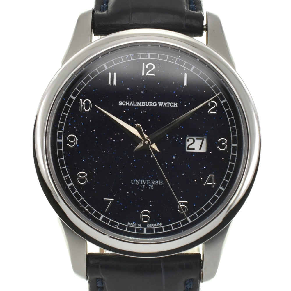 SCHAUBURG WATCH Lindbergh & Benson PANORAMA-GDSTN Limited to 75 pieces worldwide Dark Blue (Goldstone) Dial Automatic Men's
 Watch Z#135696