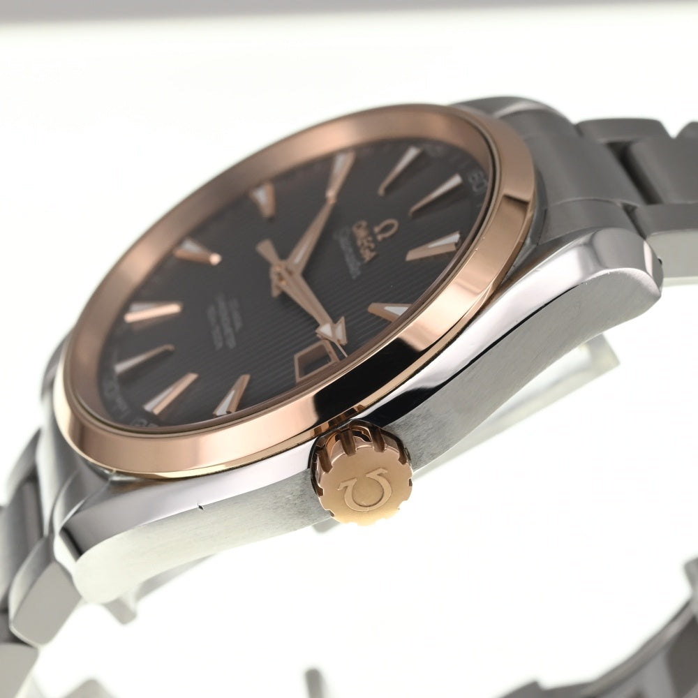 with paper OMEGA Seamaster Aqua Terra 231.20.42.21.06.002 Date chronometer gray Dial Automatic Men's
 Watch □#135771