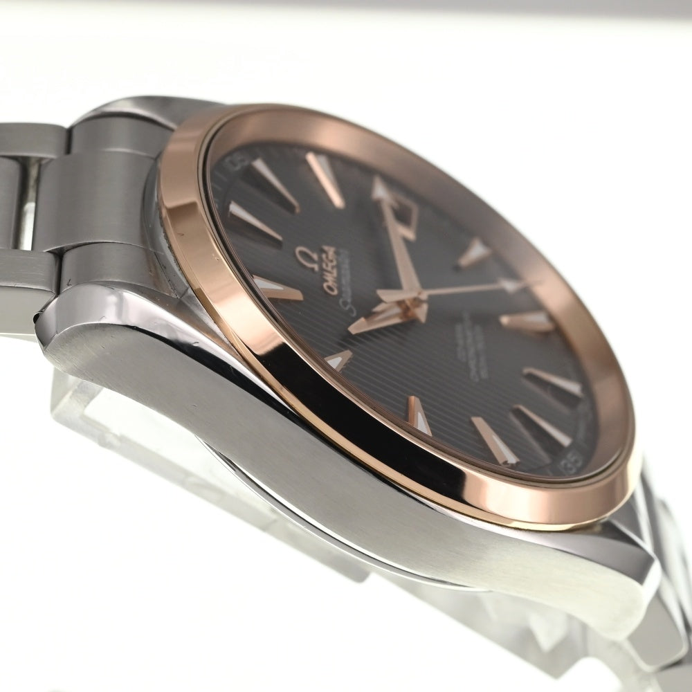 with paper OMEGA Seamaster Aqua Terra 231.20.42.21.06.002 Date chronometer gray Dial Automatic Men's
 Watch □#135771