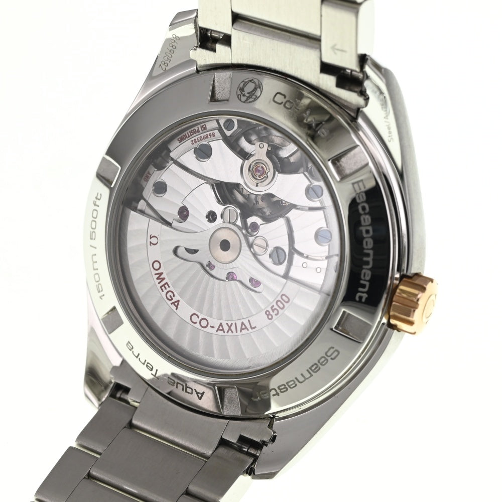 with paper OMEGA Seamaster Aqua Terra 231.20.42.21.06.002 Date chronometer gray Dial Automatic Men's
 Watch □#135771