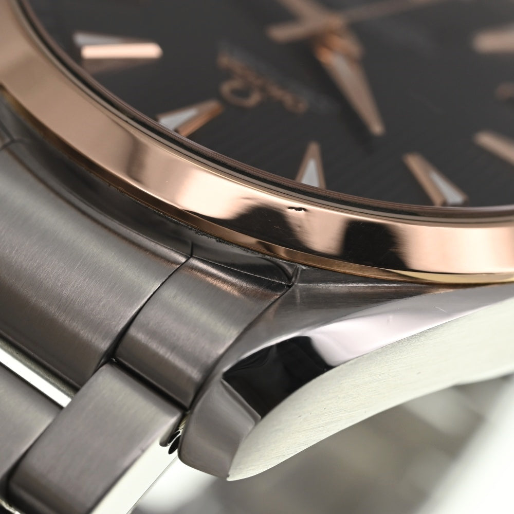 with paper OMEGA Seamaster Aqua Terra 231.20.42.21.06.002 Date chronometer gray Dial Automatic Men's
 Watch □#135771