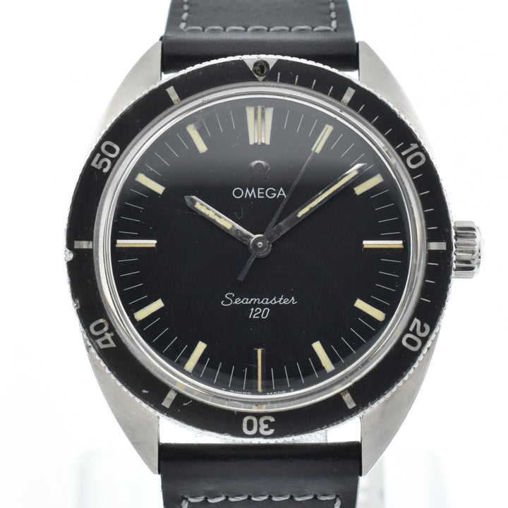 OMEGA Seamaster 120 Ref.135.027 vintage Cal.601 black Dial Hand Winding Men's
 Watch Z#135831