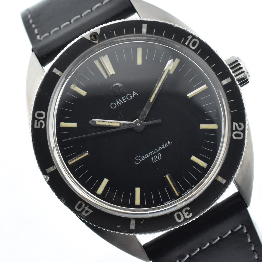 OMEGA Seamaster 120 Ref.135.027 vintage Cal.601 black Dial Hand Winding Men's
 Watch Z#135831