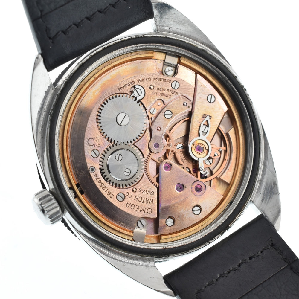 OMEGA Seamaster 120 Ref.135.027 vintage Cal.601 black Dial Hand Winding Men's
 Watch Z#135831