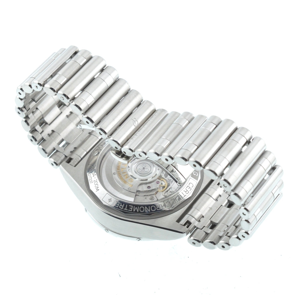 BREITLING Chronomat B01 42 AB0134 Japan edition Black / Silver Dial Automatic Men's
 Watch □#136133