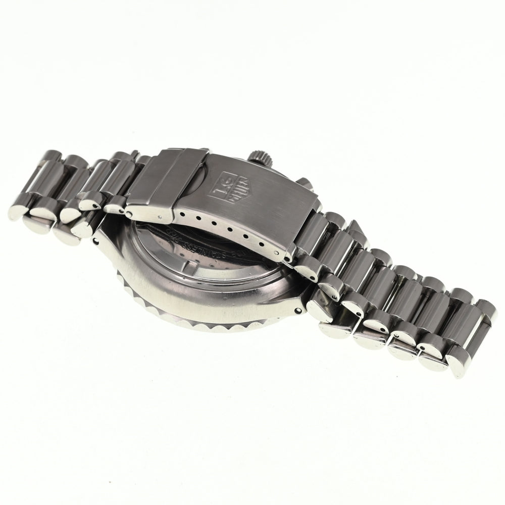 TAG HEUER pilot 130-206-Z vintage Chronograph Date black Dial Automatic Men's
 Watch □#136309