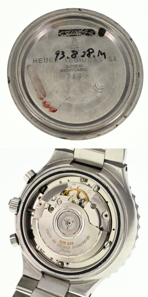 TAG HEUER pilot 130-206-Z vintage Chronograph Date black Dial Automatic Men's
 Watch □#136309