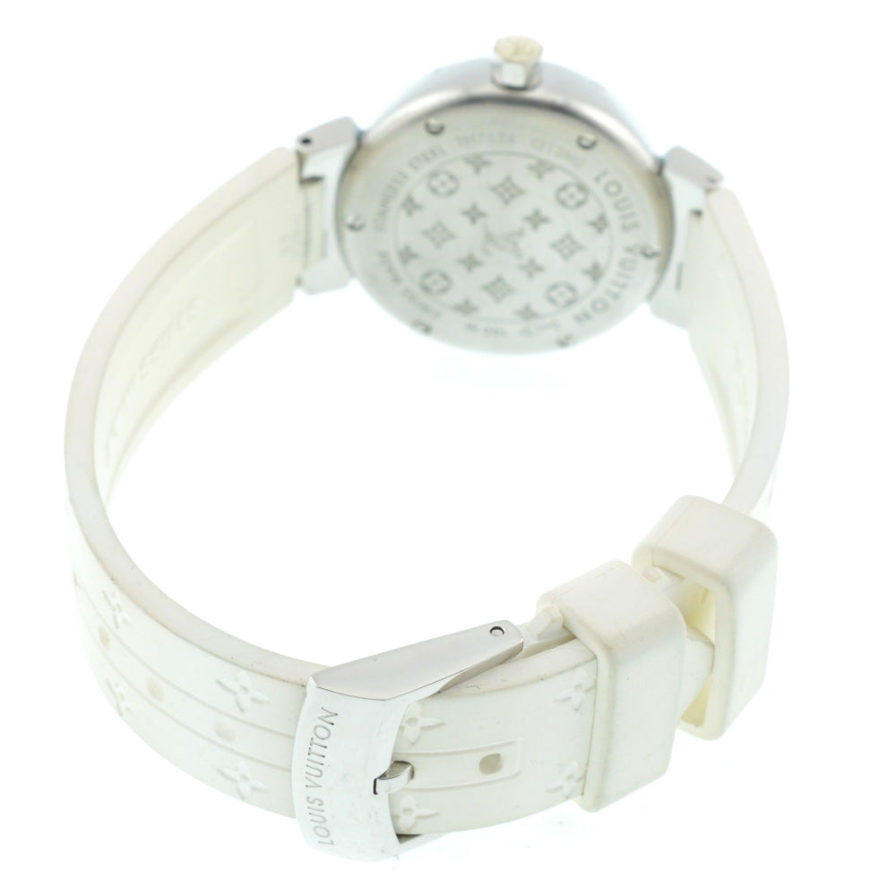 LOUIS VUITTON Lovely cup Q12M0 12P diamond White shell Dial Quartz Ladies
 Watch □#136430