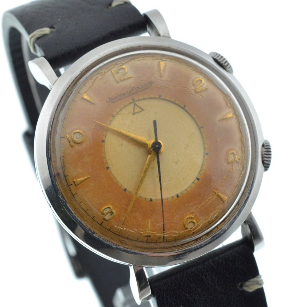JAEGER-LECOULTRE Memovox early model vintage Alarm Cal.P489 Silver Dial Hand Winding Men's
 Watch □#136431