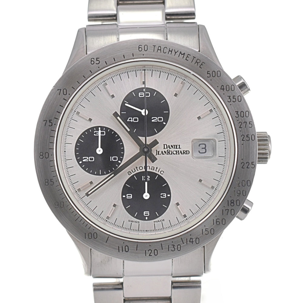 DANIEL JEANRICHARD Chronograph Date 10009 Limited to 150 Silver / Black Dial Automatic Men's
 Watch □#136560