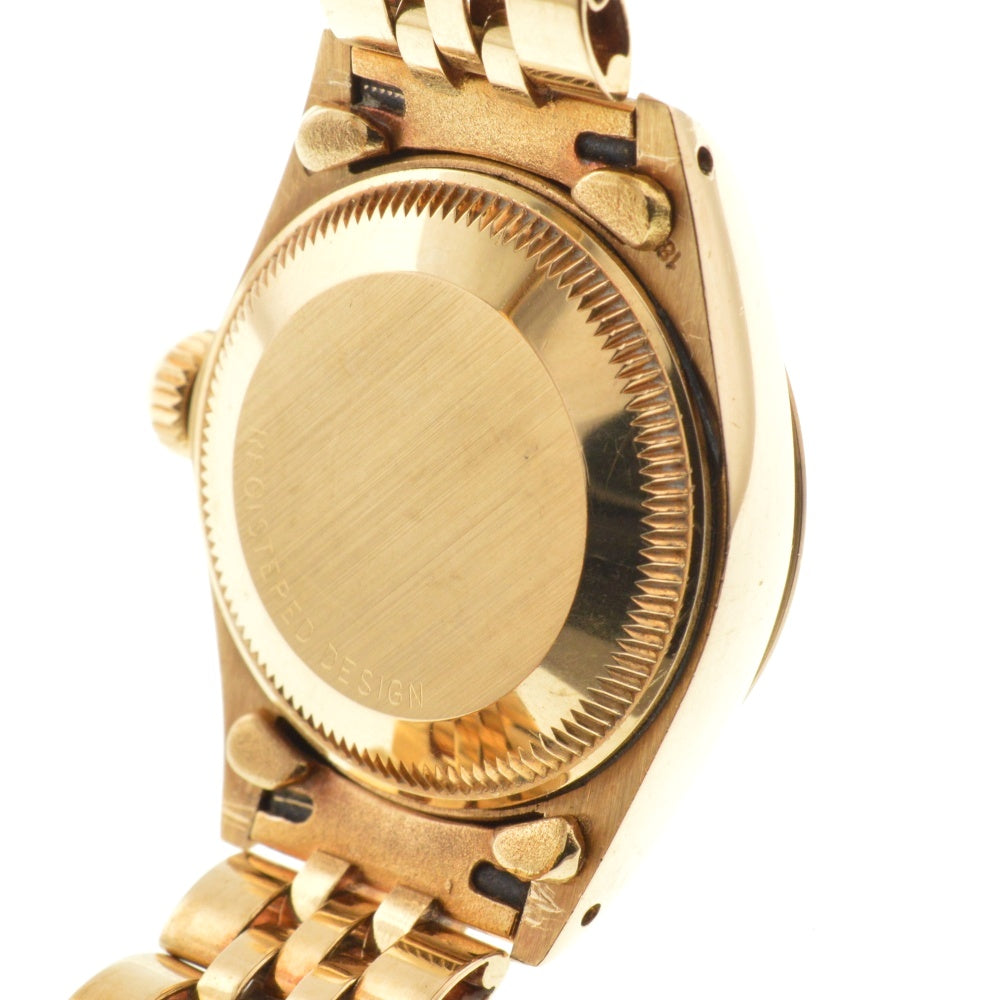 ROLEX Oyster Perpetual Date 6916 K18YG Cal.2030 gold Dial Automatic Ladies
 Watch Z#136632
