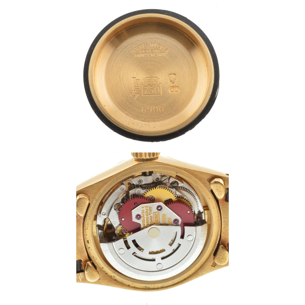 ROLEX Oyster Perpetual Date 6916 K18YG Cal.2030 gold Dial Automatic Ladies
 Watch Z#136632