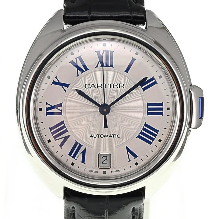 CARTIER Clé de Cartier 1.4" WSCL0017 Date Silver Dial Automatic Unisex
 Watch □#136696