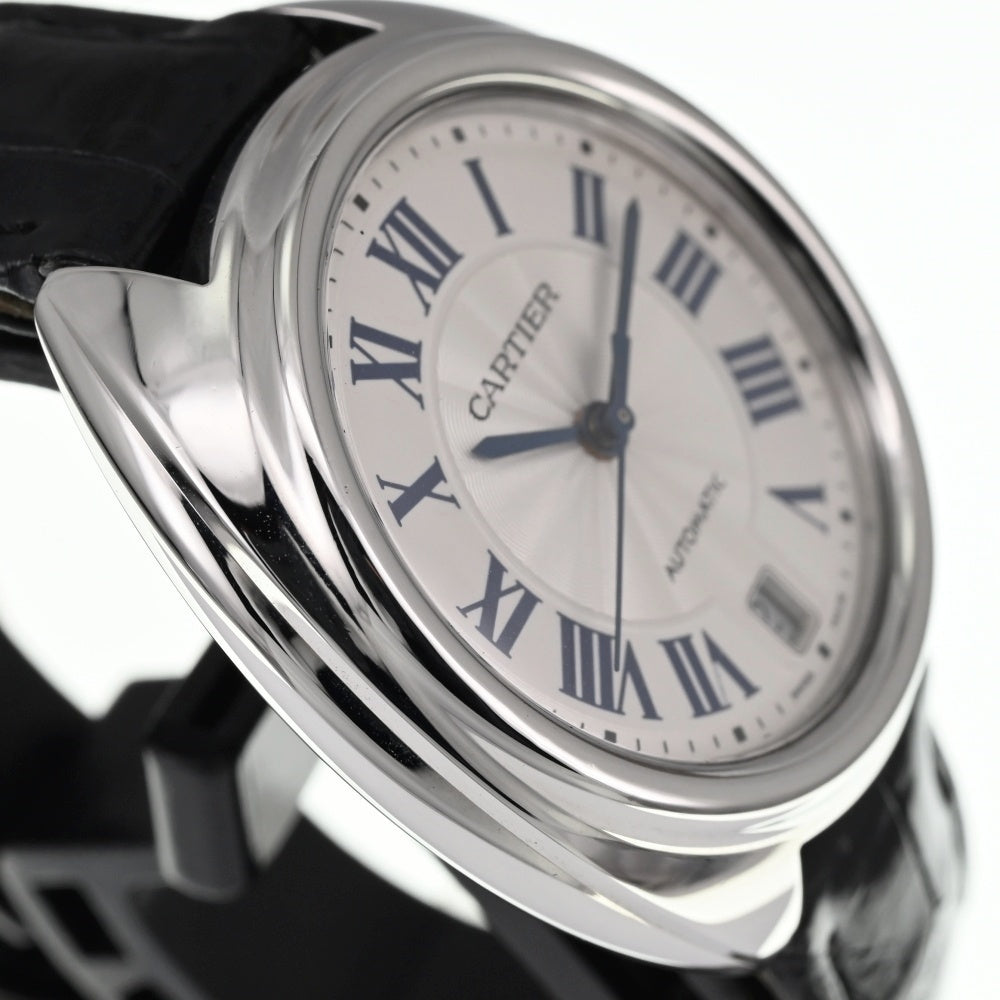 CARTIER Clé de Cartier 1.4" WSCL0017 Date Silver Dial Automatic Unisex
 Watch □#136696