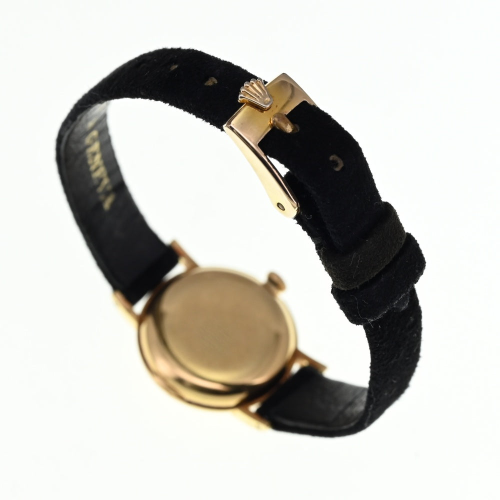 ROLEX Precision 8823 vintage K18YG Small second Cal.1100 gold Dial Hand Winding Ladies
 Watch Z#136755