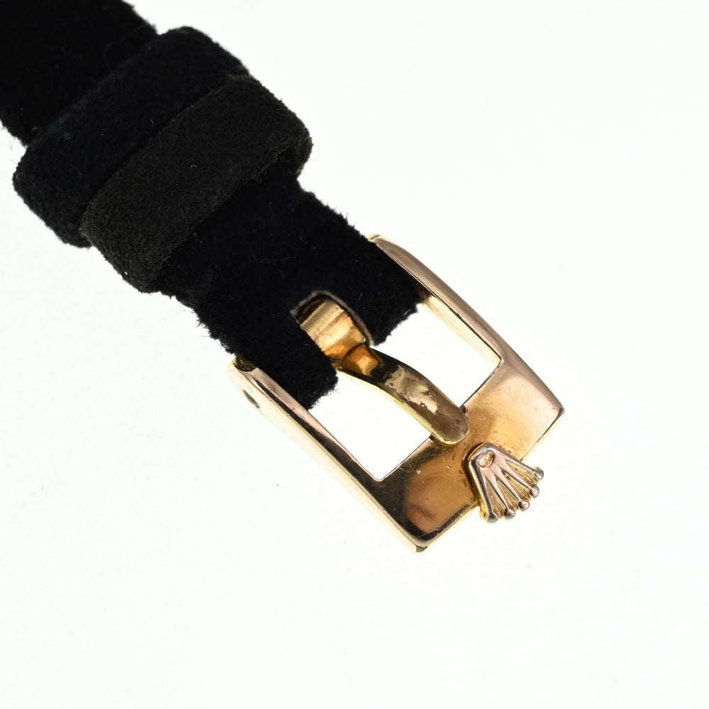 ROLEX Precision 8823 vintage K18YG Small second Cal.1100 gold Dial Hand Winding Ladies
 Watch Z#136755